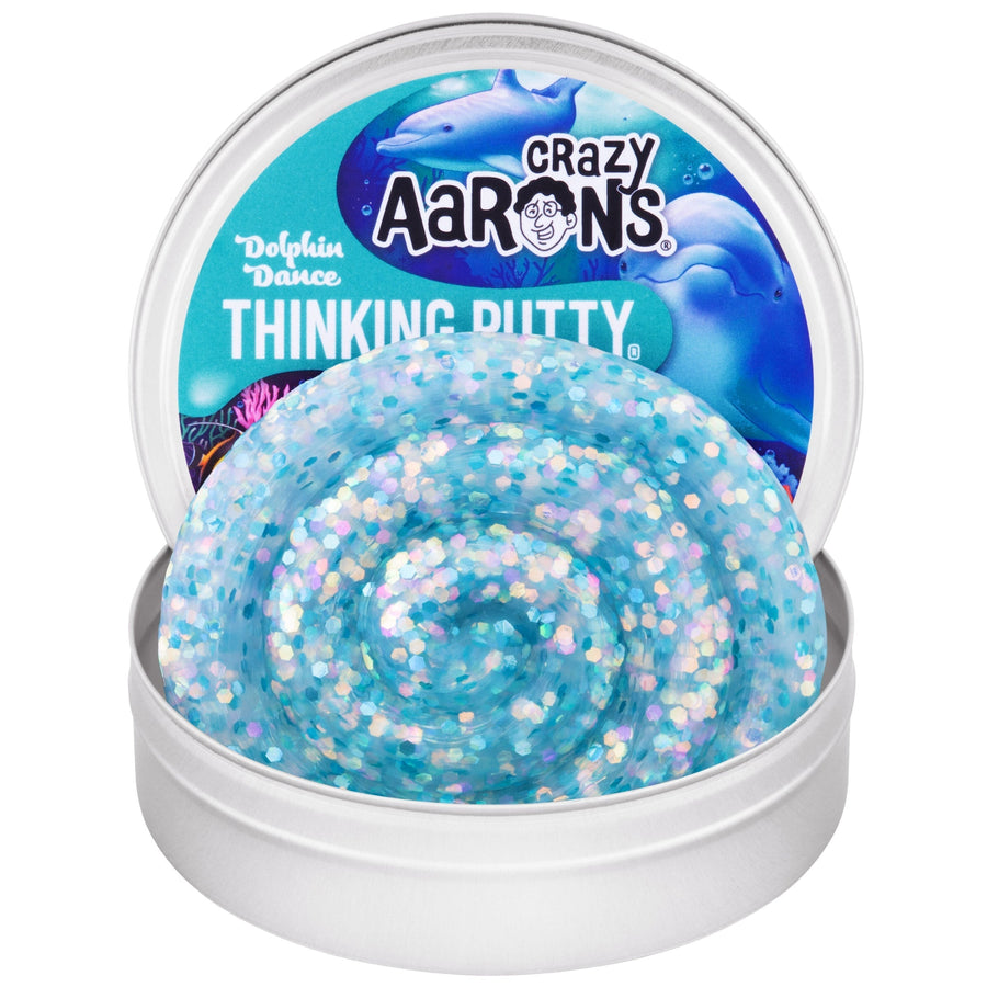 Dolphin Dance - 3.5" Thinking Putty Tin K3